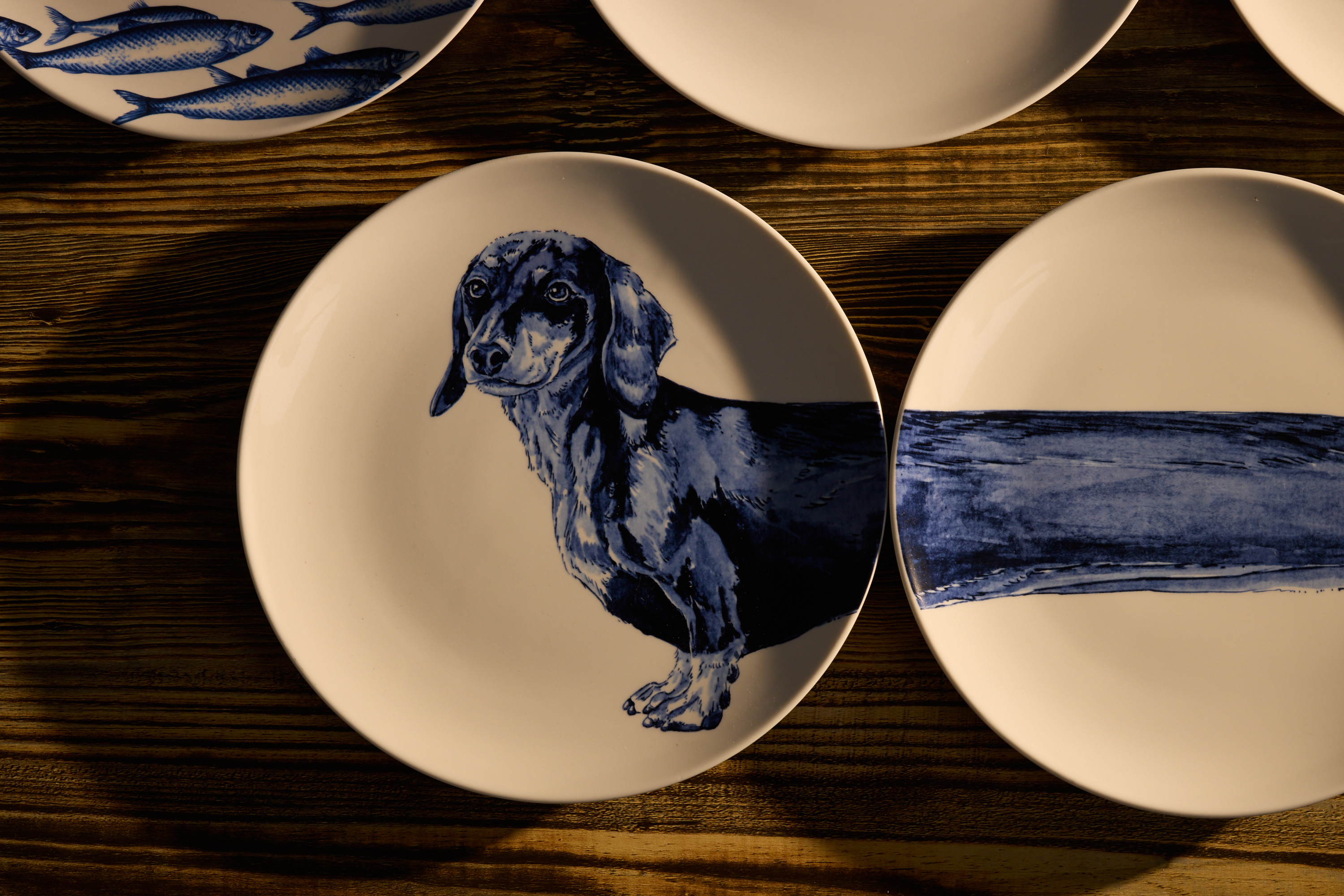 HEINEN DELFTS BLAUW｜掛式餐盤-Teckel Nhaan-26cm