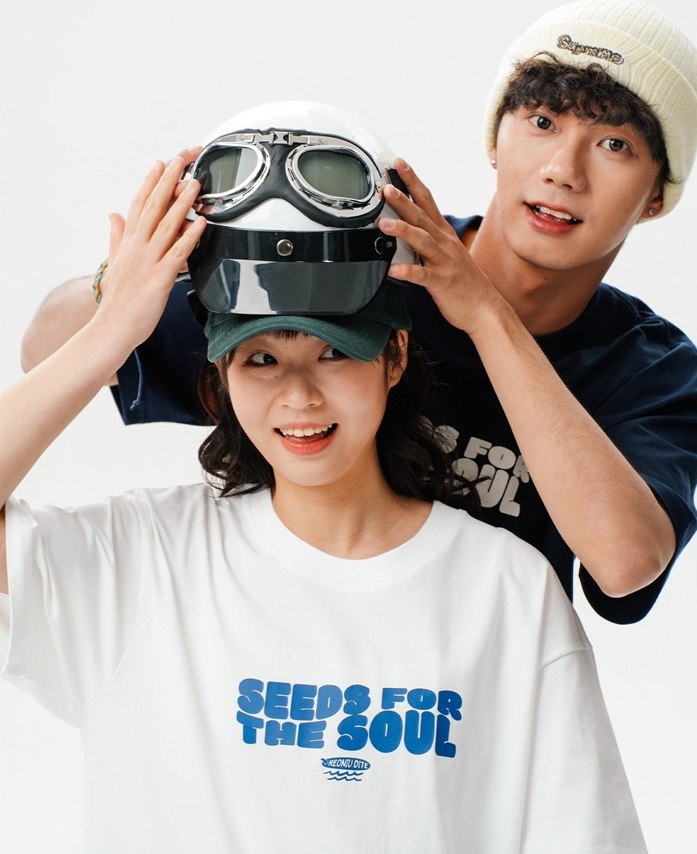 9M09 美式標語字母印花短棉TEE 四色