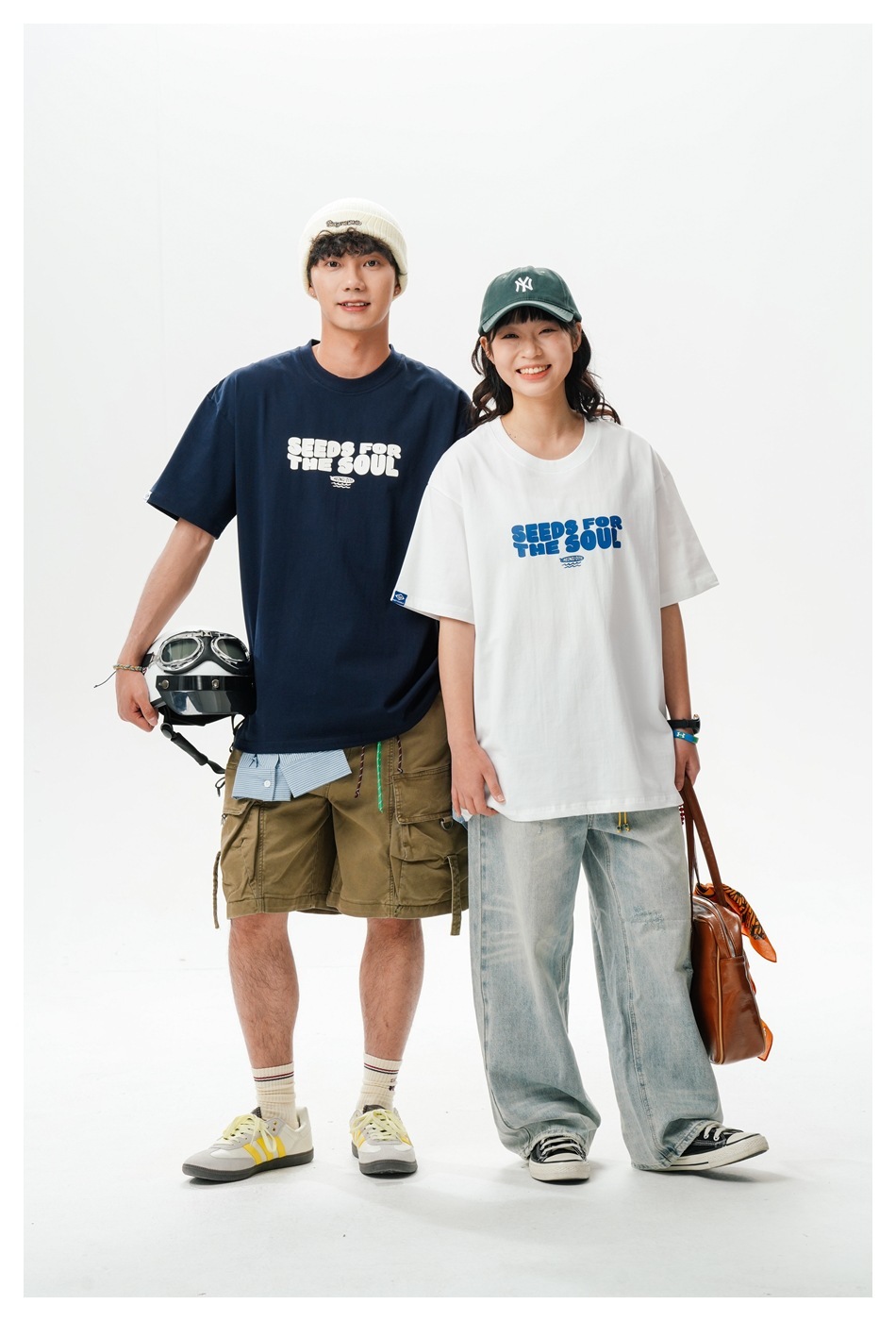 9M09 美式標語字母印花短棉TEE 四色