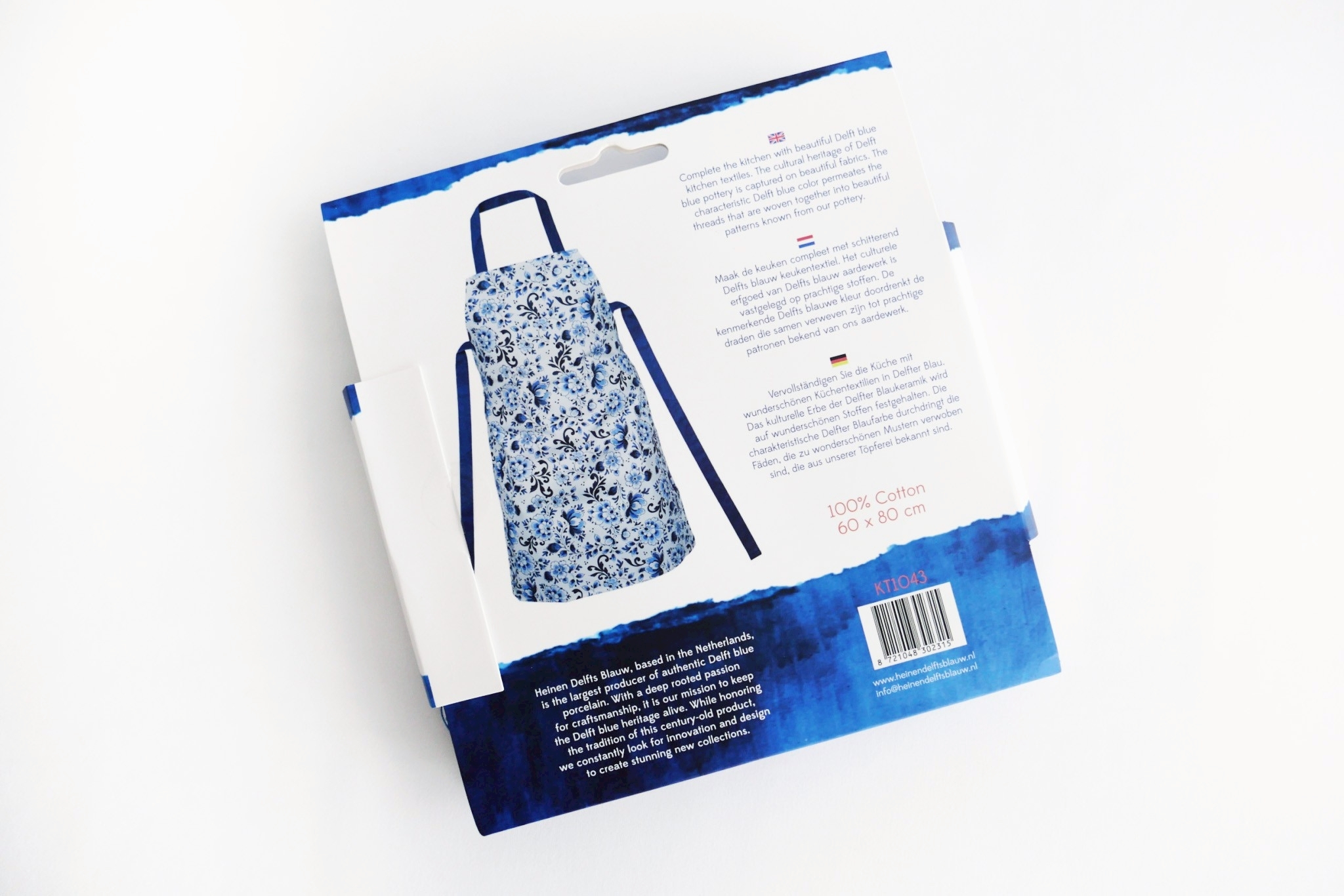 HEINEN DELFTS BLAUW｜Delft Blue 圍裙 60 x 80cm