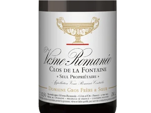 Gros Frere et Soeur Vosne Romanee Clos De La Fontaine 2023