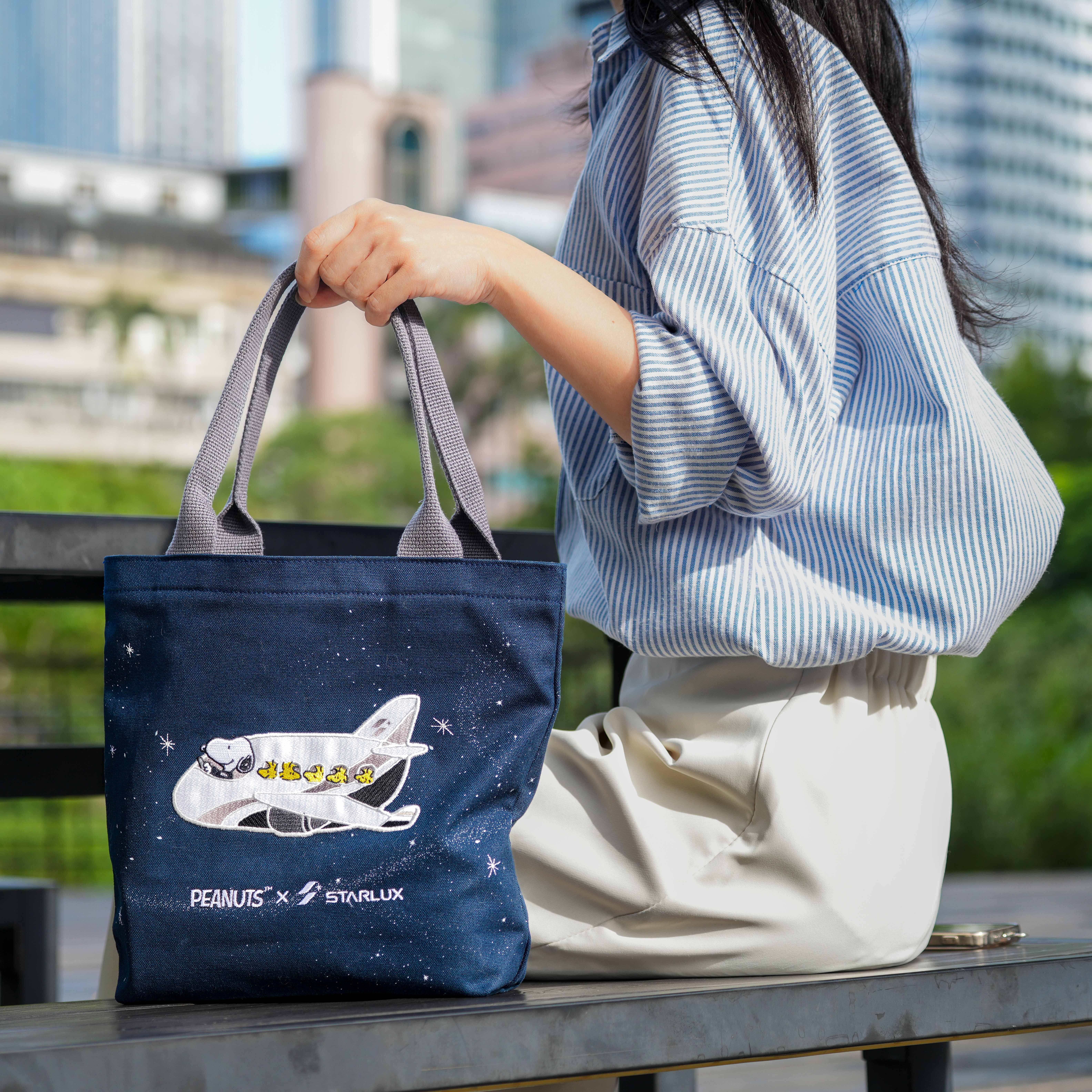 新品 スヌーピー スターラックス航空 エコバッグ LOQI 機内販売