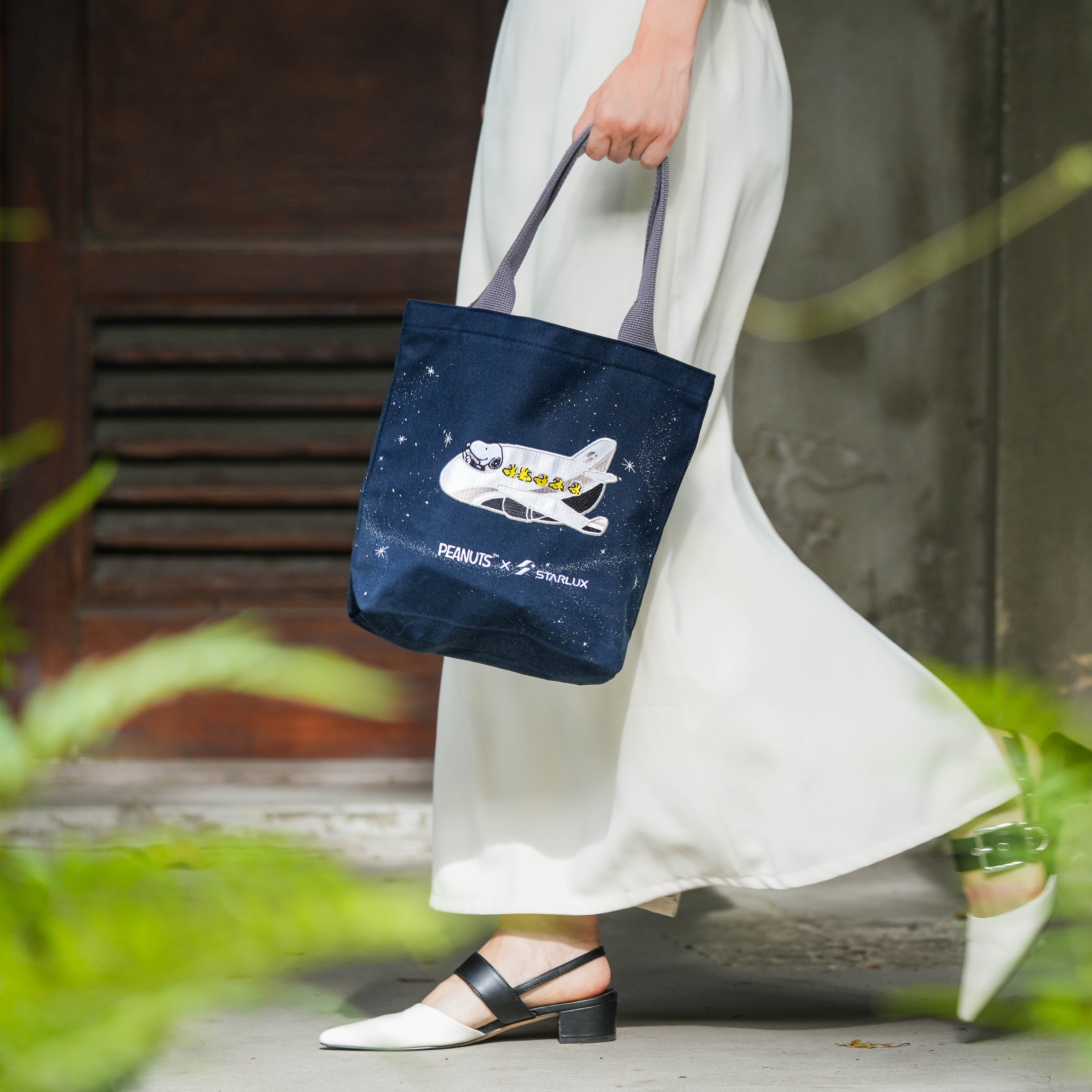 PEANUTS × STARLUX Canvas Tote Bag
