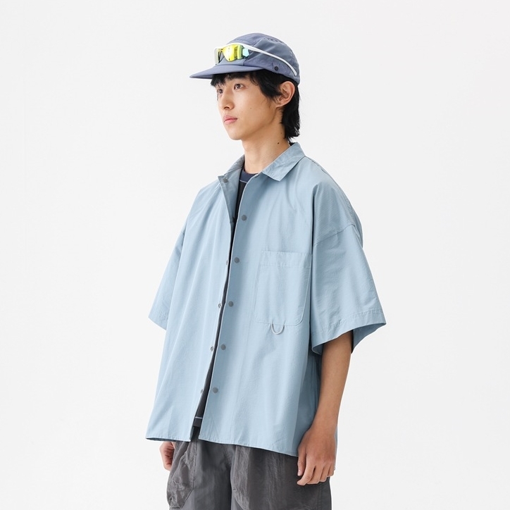 9M18 基礎款單口袋工裝短袖襯衫 十色