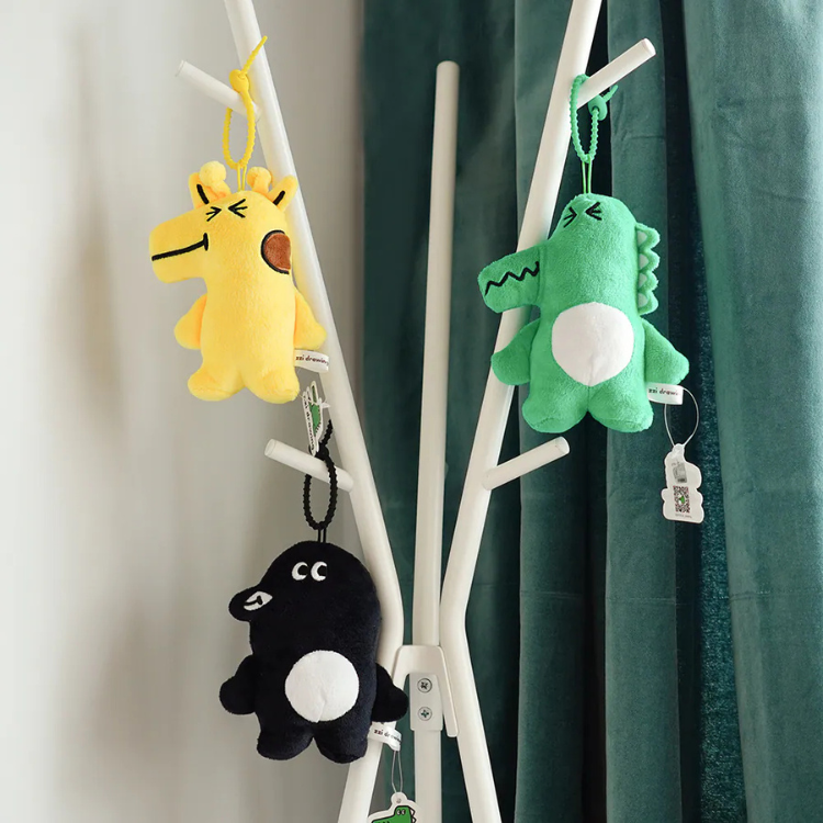 ZZI DRAWING｜PLUSHDOLL KEYCHAIN (3TYPES)