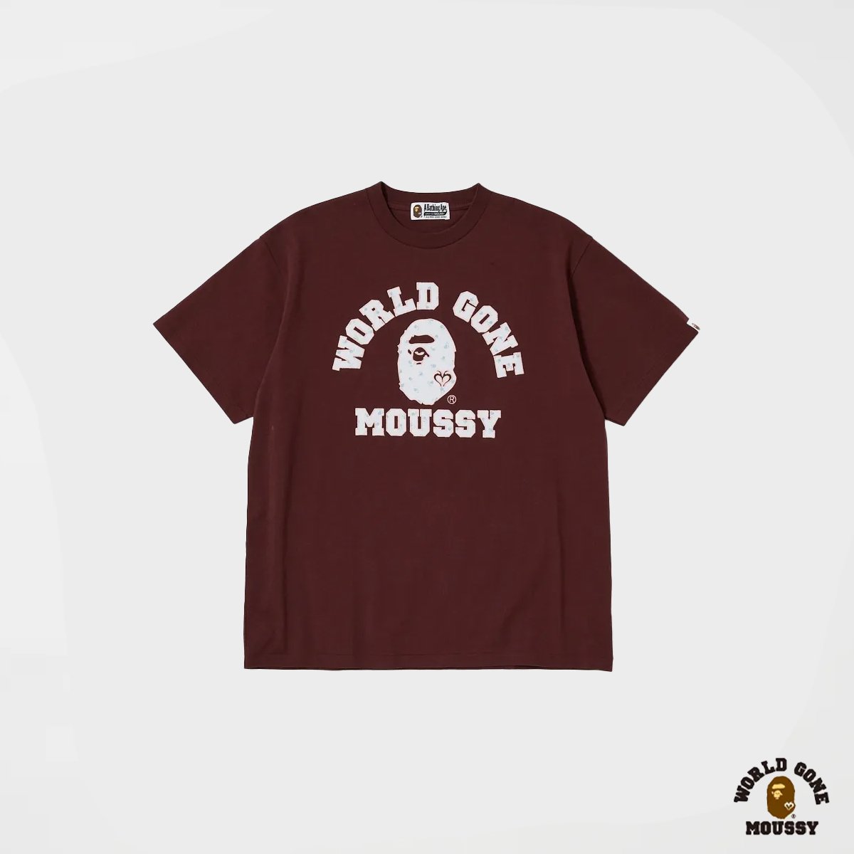 マウジ A BATHING APE COLLEGE PATCH TEE BAPE X BLACK EYE PATCH