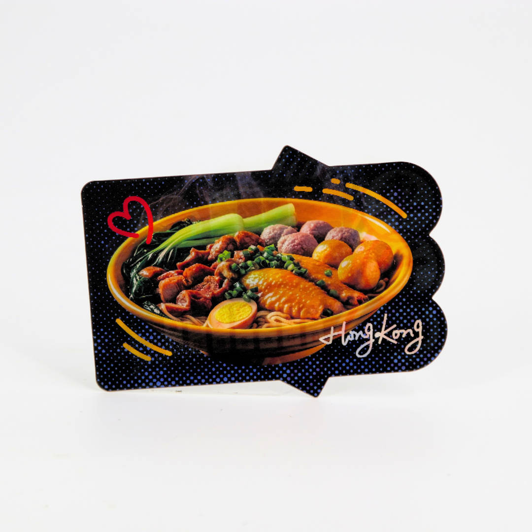 Lenticular Postcard - Cart Noodles
