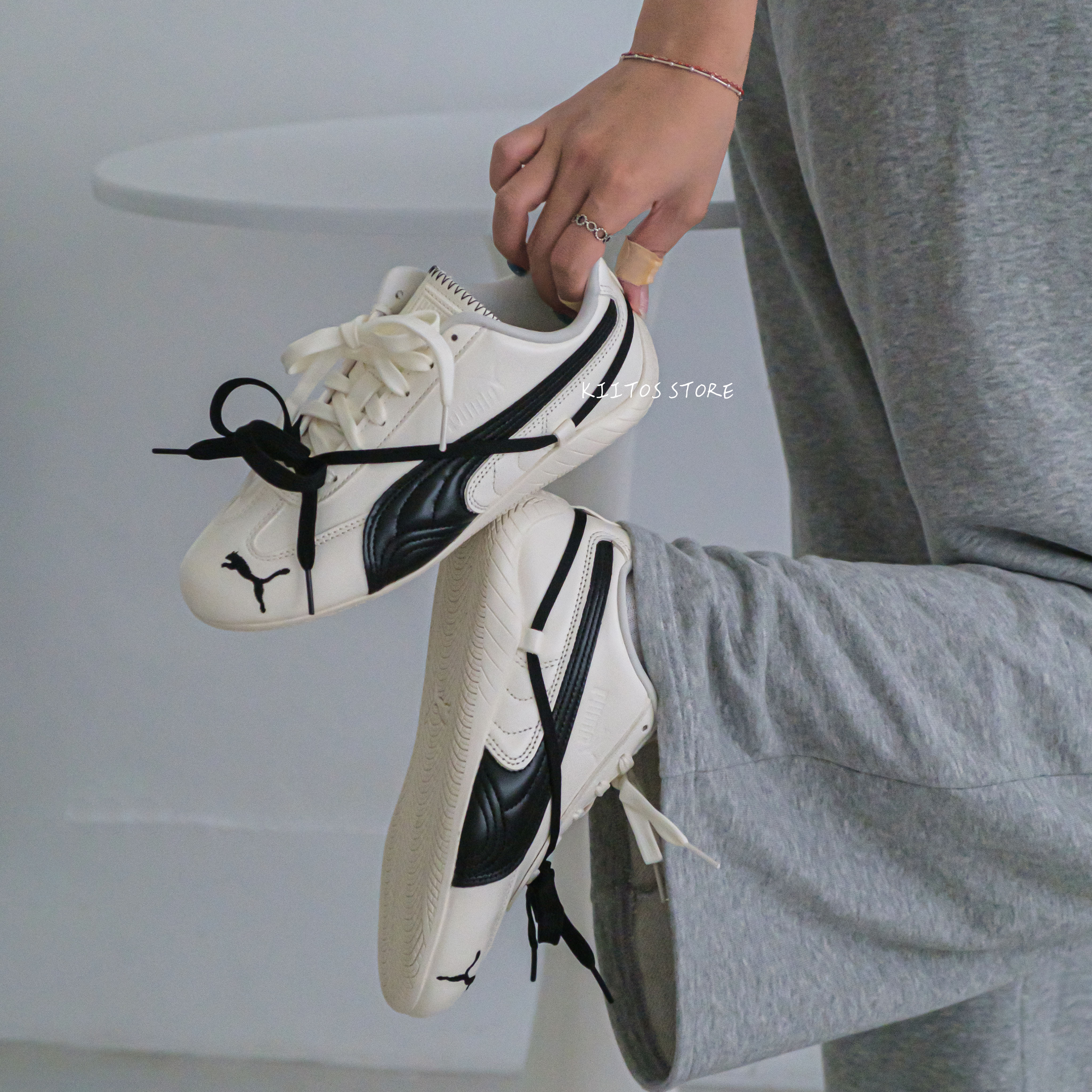 現貨 Rosé朴彩英 x Puma Speedcat Premium White 芭蕾風格 聯名賽車鞋 404390-01