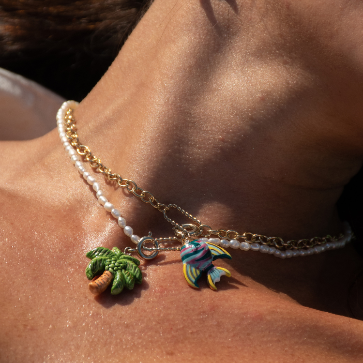 加州棕櫚樹吊墜