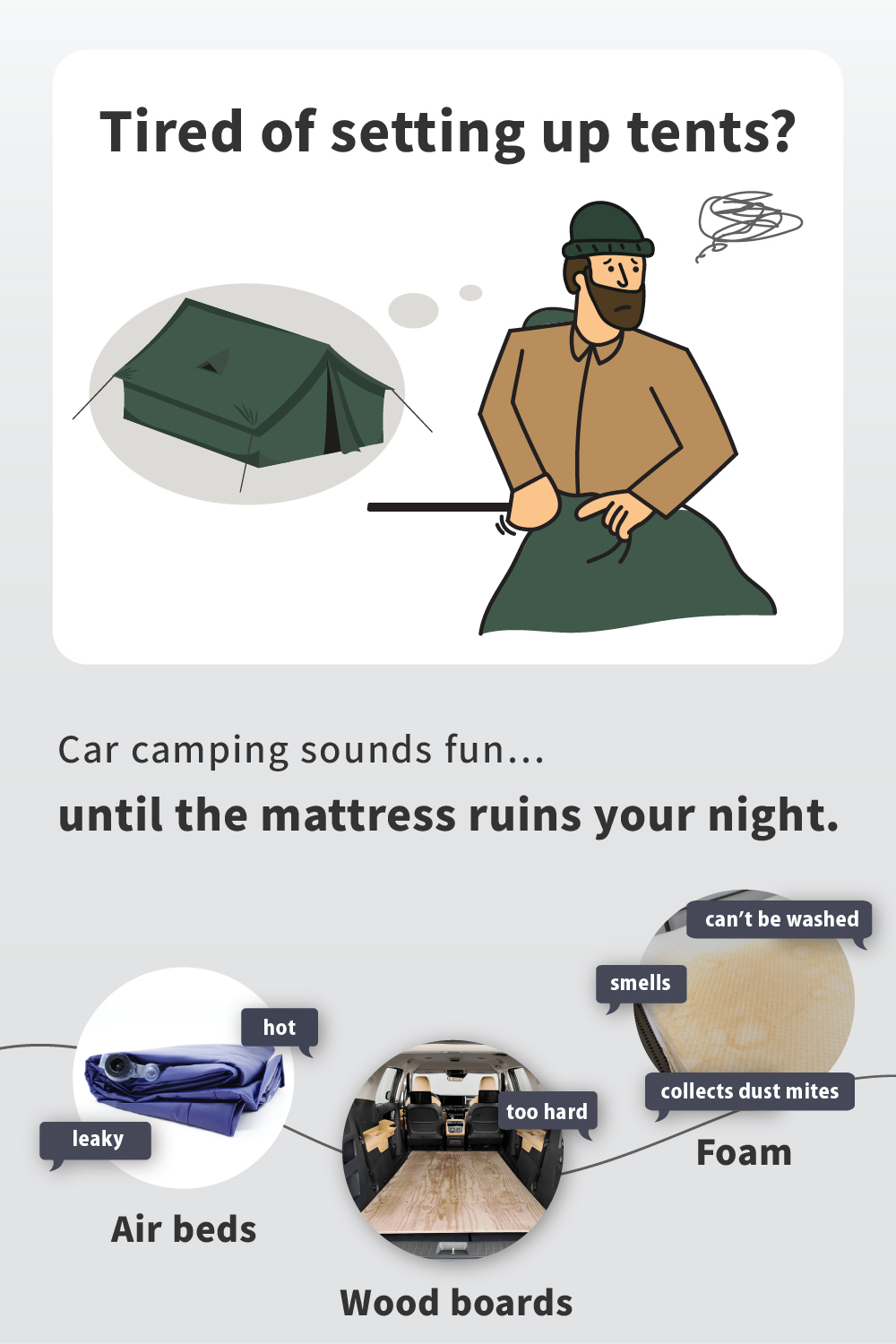 pamabe outdoor camping mattress