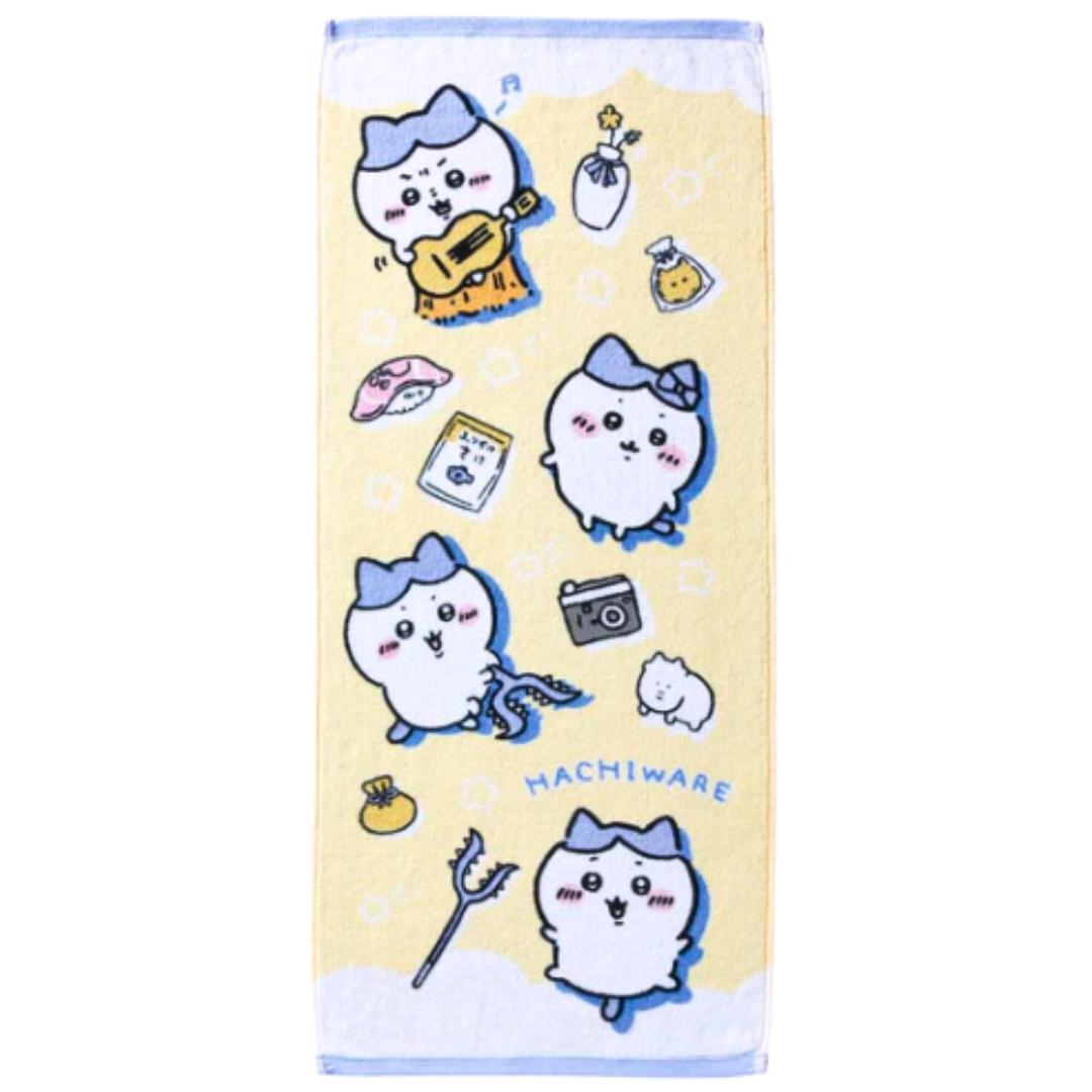 Chiikawa小八貓討伐長毛巾100% 棉(34x80cm)
