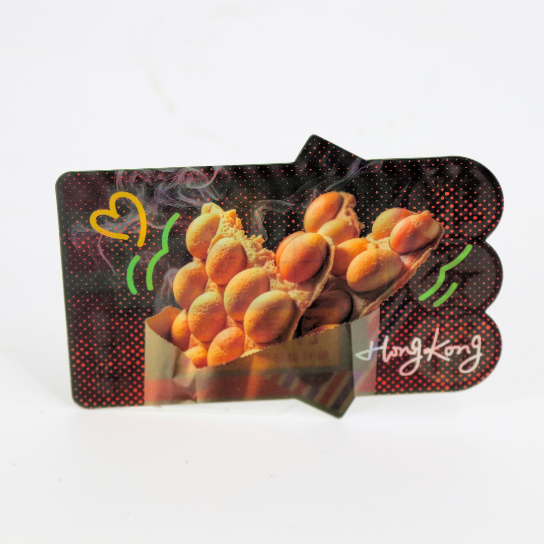 Lenticular Postcard - Egg Waffle