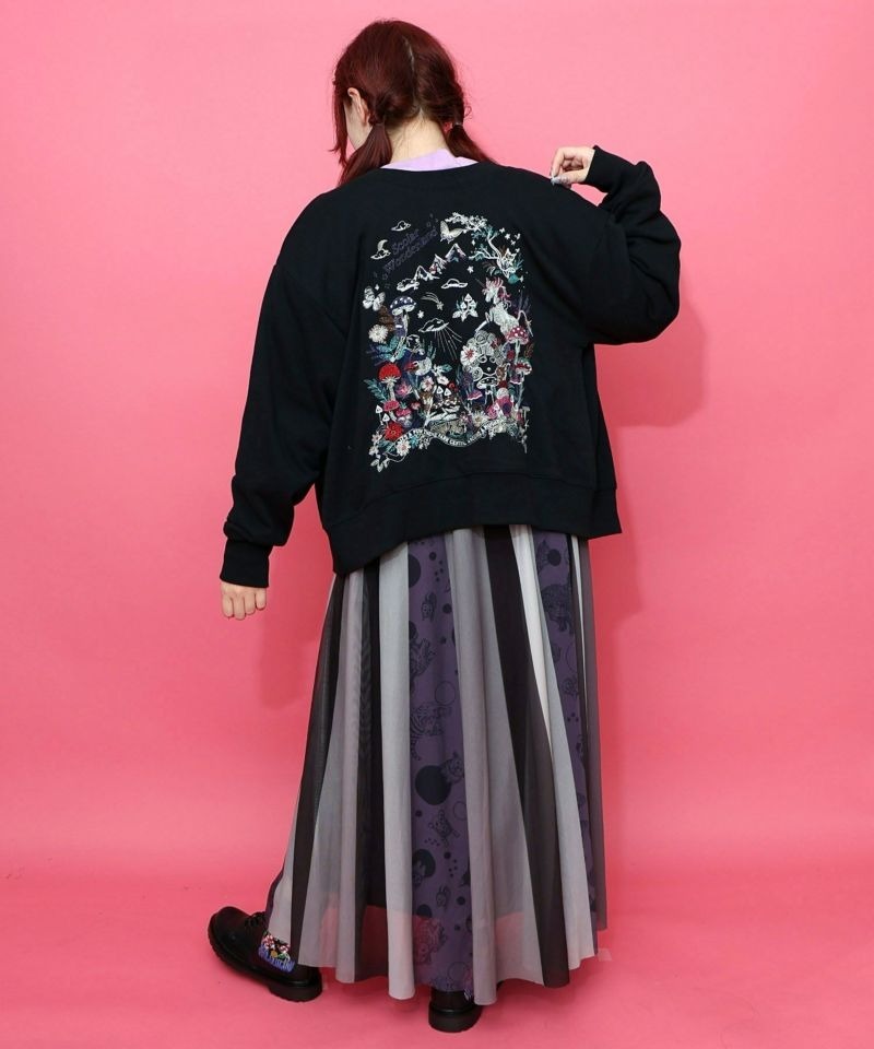 Scolar Fairy Tail Embroidered 2-Way Pullover