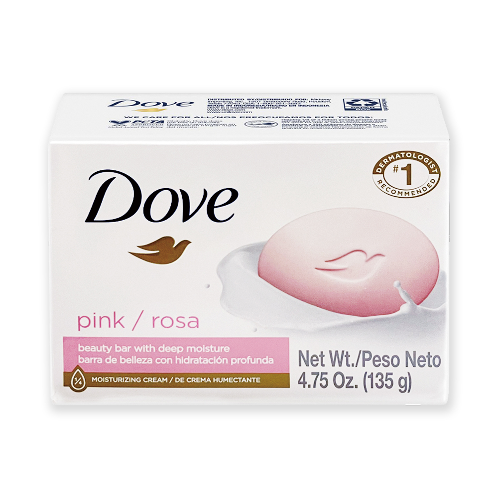 【Dove】 玫瑰乳霜皂(粉紅) 135g