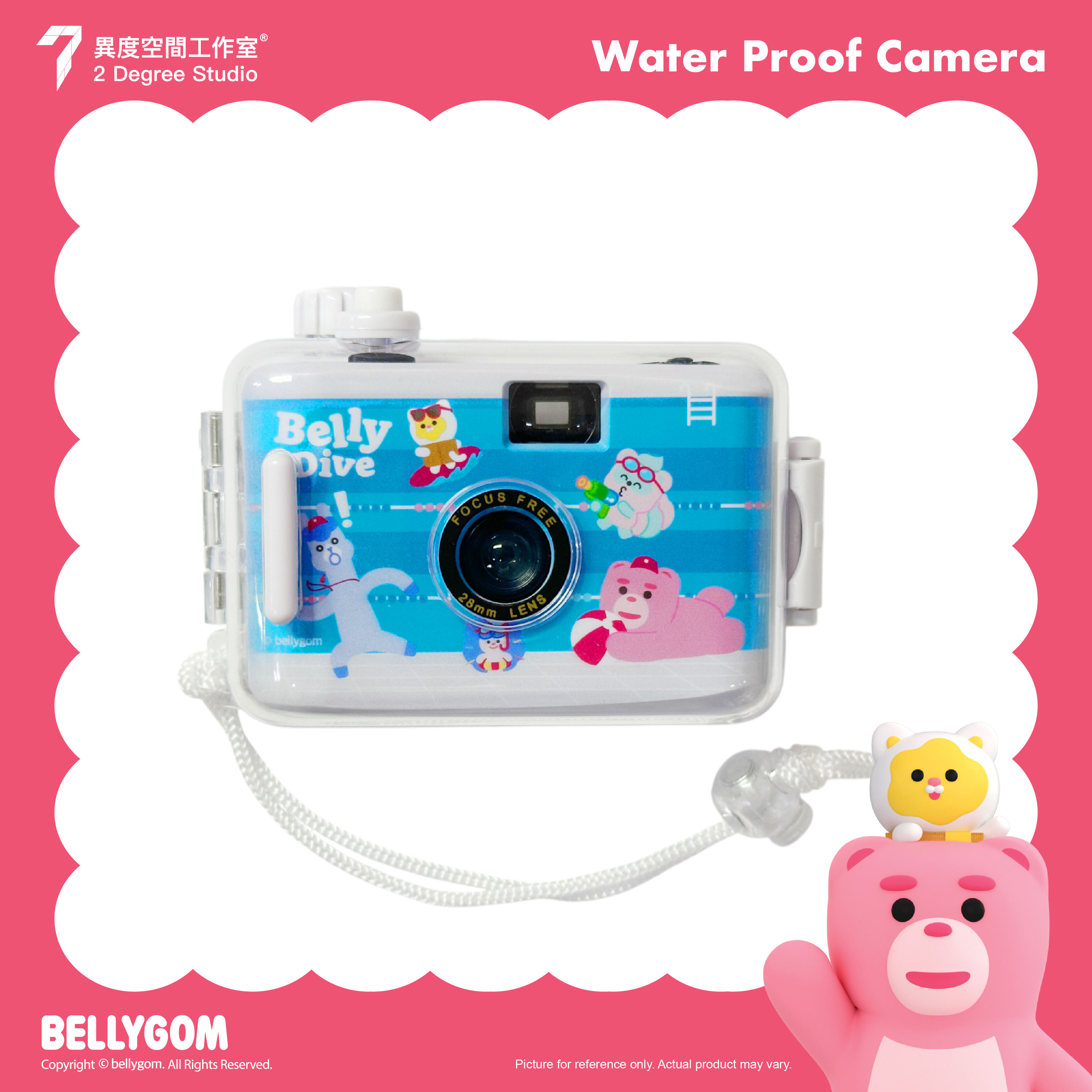 BELLYGOM 防水菲林相機 BG-Waterproof Camera