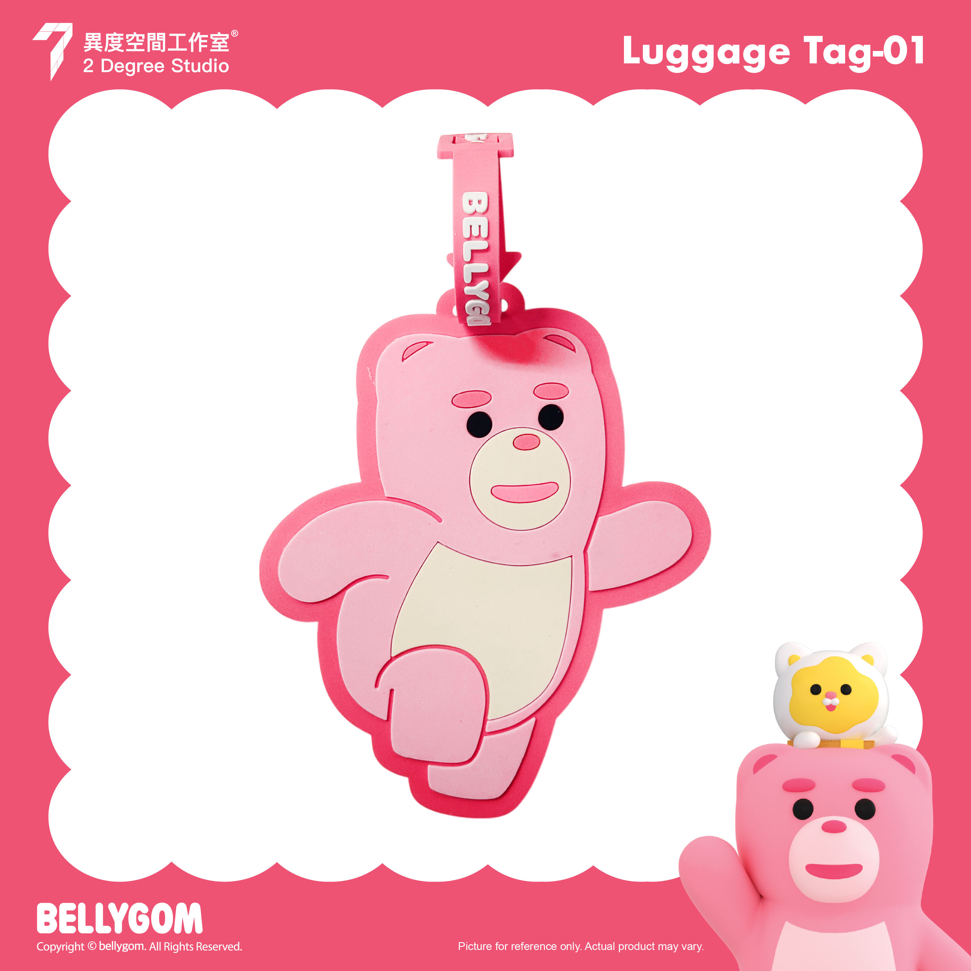 BELLYGOM 行李牌 BG-Luggage Tag-01