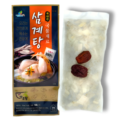 韓國韓方黃金比例高麗人蔘雞湯材料包100g