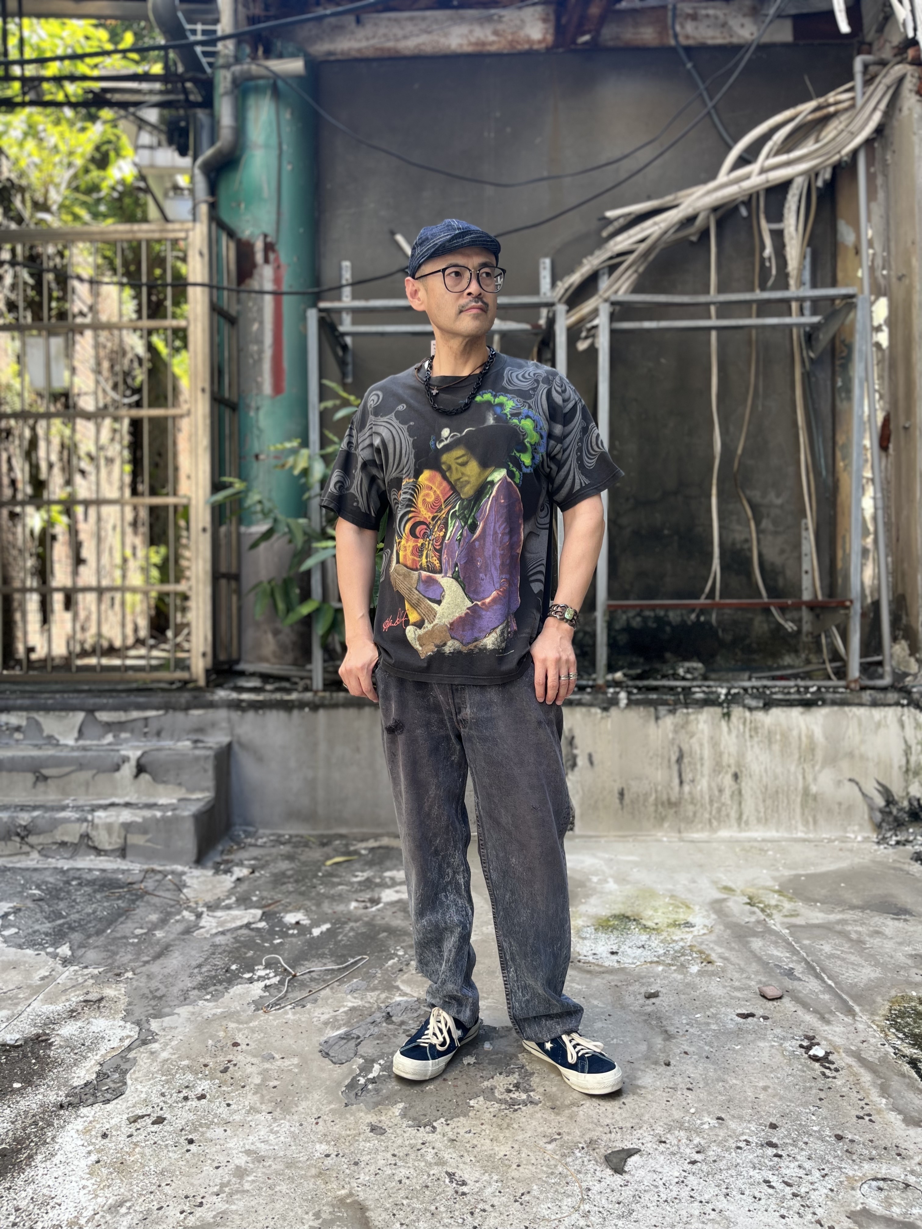 00s Jimi Hendrix Print T-Shirt