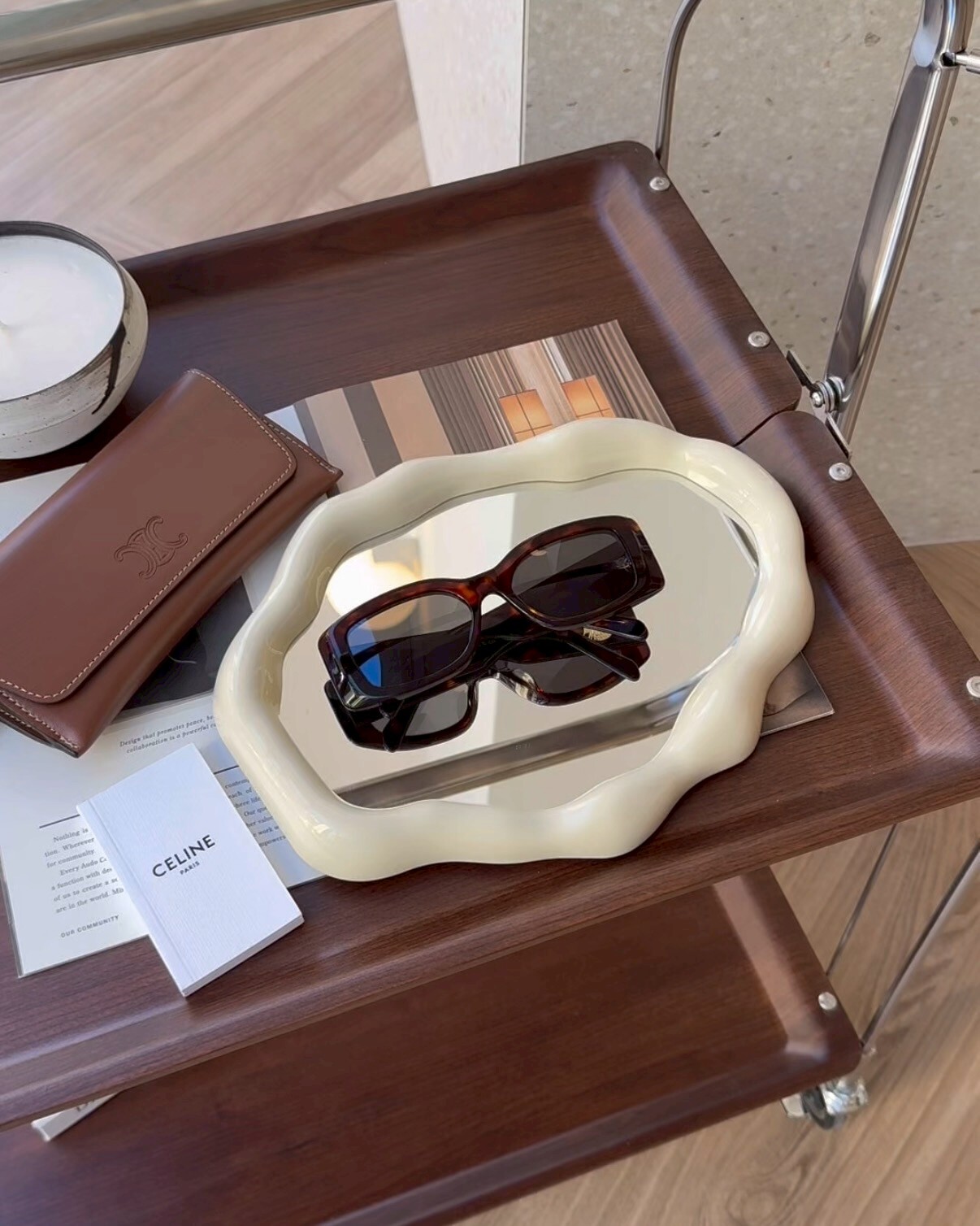 CELINE｜凱旋門XL01墨鏡 紅玳瑁