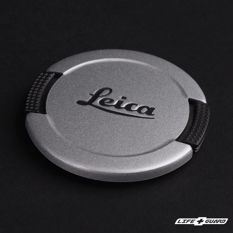 Leica SUMMILUX-M 50mm F1.4 ASPH  鏡頭蓋貼膜展示圖，LIFE+GUARD 系列風格