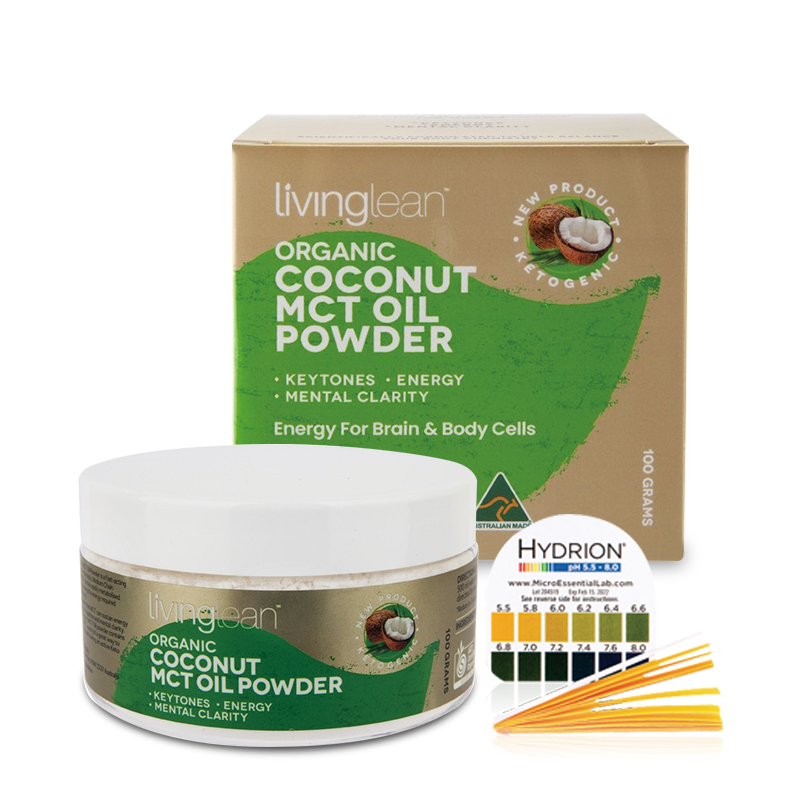 【2件8折】Livinglean有機MCT椰子油生酮粉Organic MCT Oil Powder100克