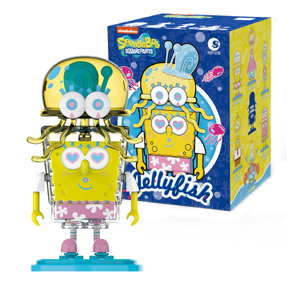 海綿寶寶卡通形象產品-水母系列 隨機一盒