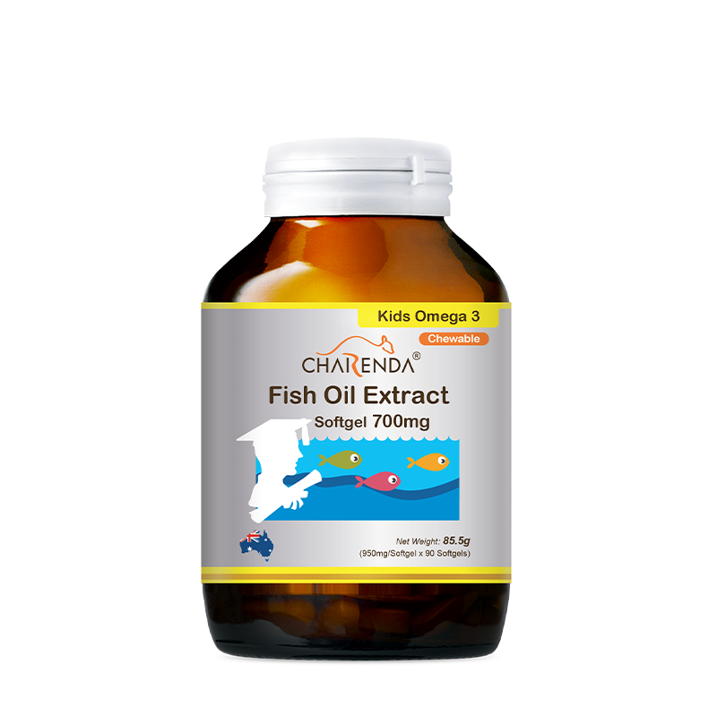 CHARENDA齊樂達高純度DHA幼兒魚油軟膠囊 700MG