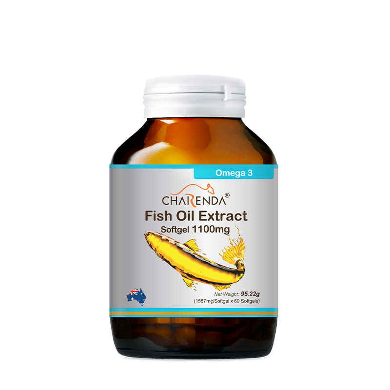 【2件8折】CHARENDA齊樂達高效EPA成人魚油軟膠囊 1100MG