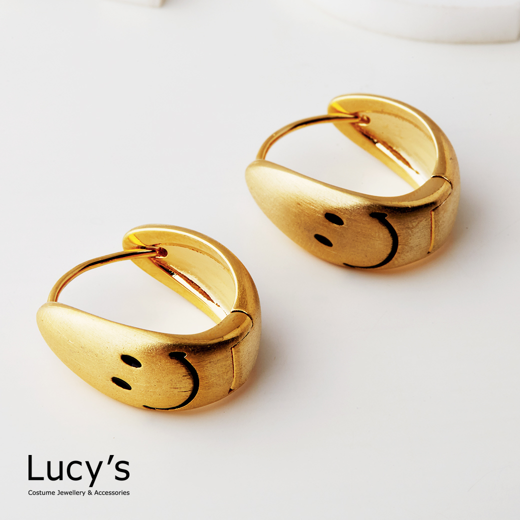 幸福微笑 易扣耳環 (125033)