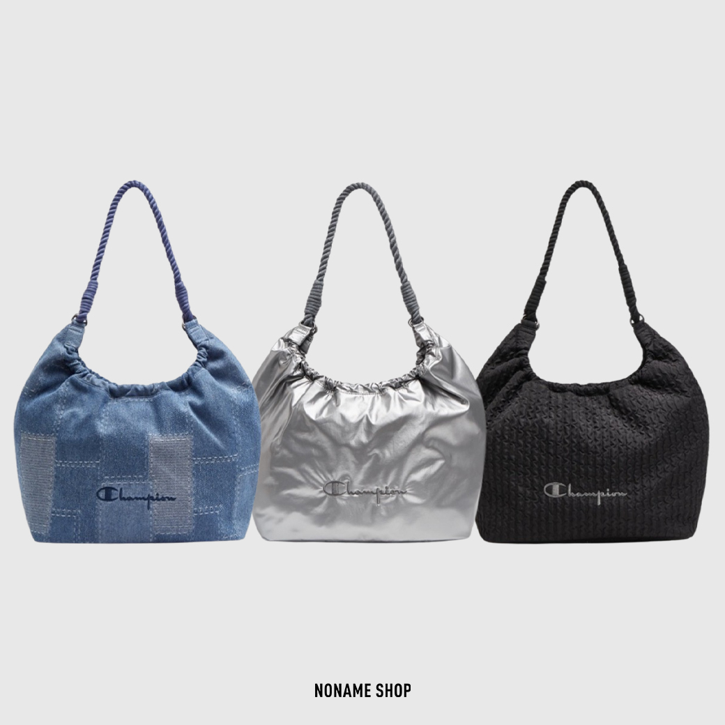CHAMPION SQUEEZE TOTE BAG SS25 復古 麻花繩 腋下包 肩背包 托特包 三色