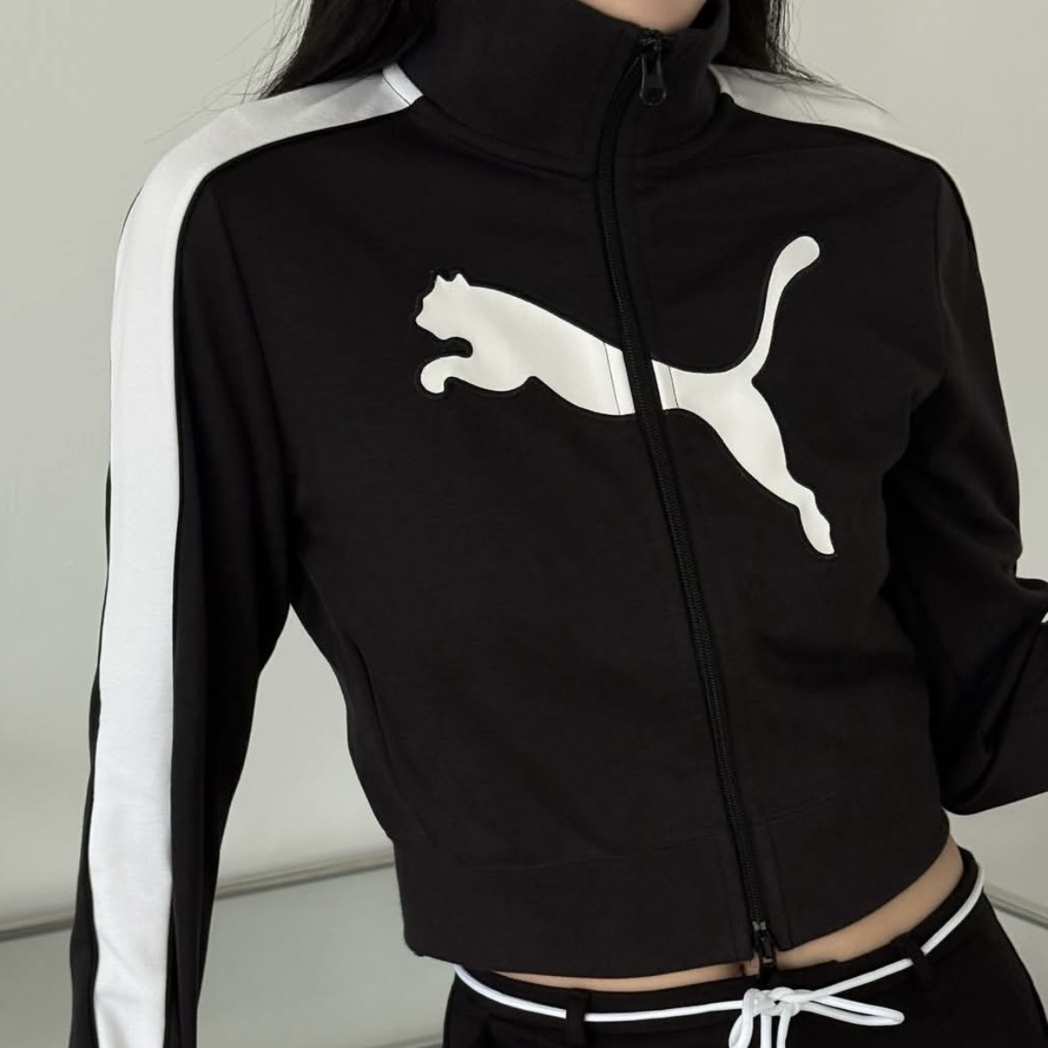 PUMA T7 SS25 ARCHIVE 經典 復古 黑白 短板 運動外套 女款/634052-01