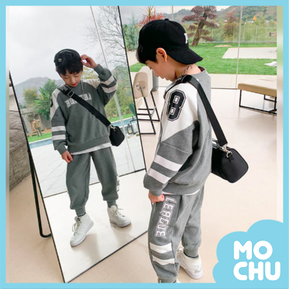 線條拼接運動套裝(二色)