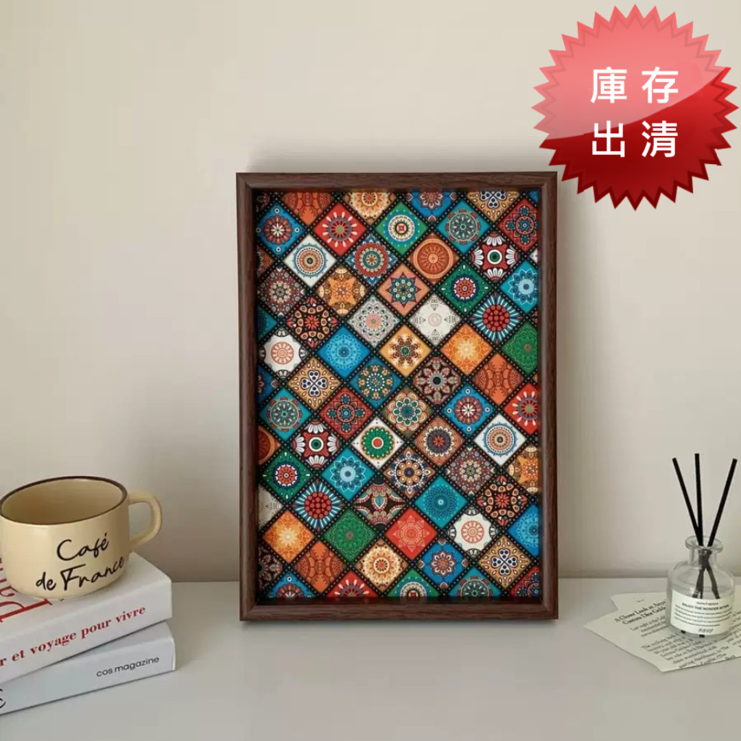 波西米亞風格木托盤(出清款)