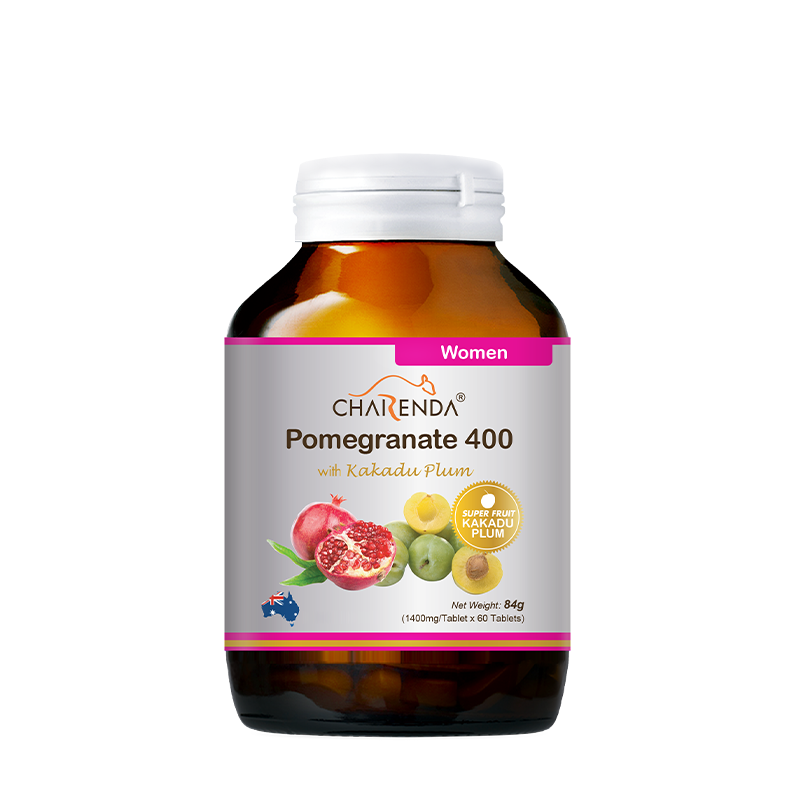 【2件8折】CHARENDA齊樂達石榴籽 400濃縮精華片（含卡卡杜李成份）