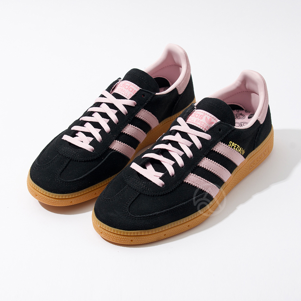 Adidas Handball Spezial W 女 黑 粉 麂皮 生膠底 復古 德訓鞋 愛迪達 休閒鞋 IE5897