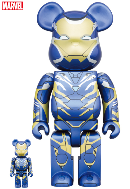 BE@RBRICK IRON MAN RESCUE SUIT 100％ & 400％
