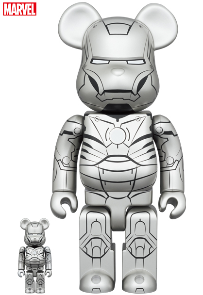 BE@RBRICK IRON MAN MARK II 100％ & 400％