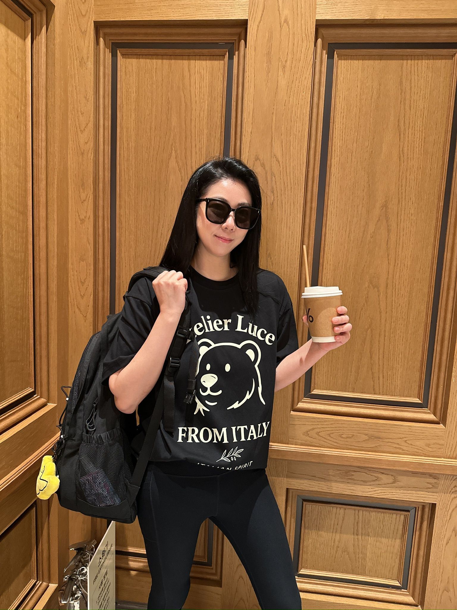 【直播】BL091125 涼感高質意大利設計 簡易熊仔大頭短袖上衣