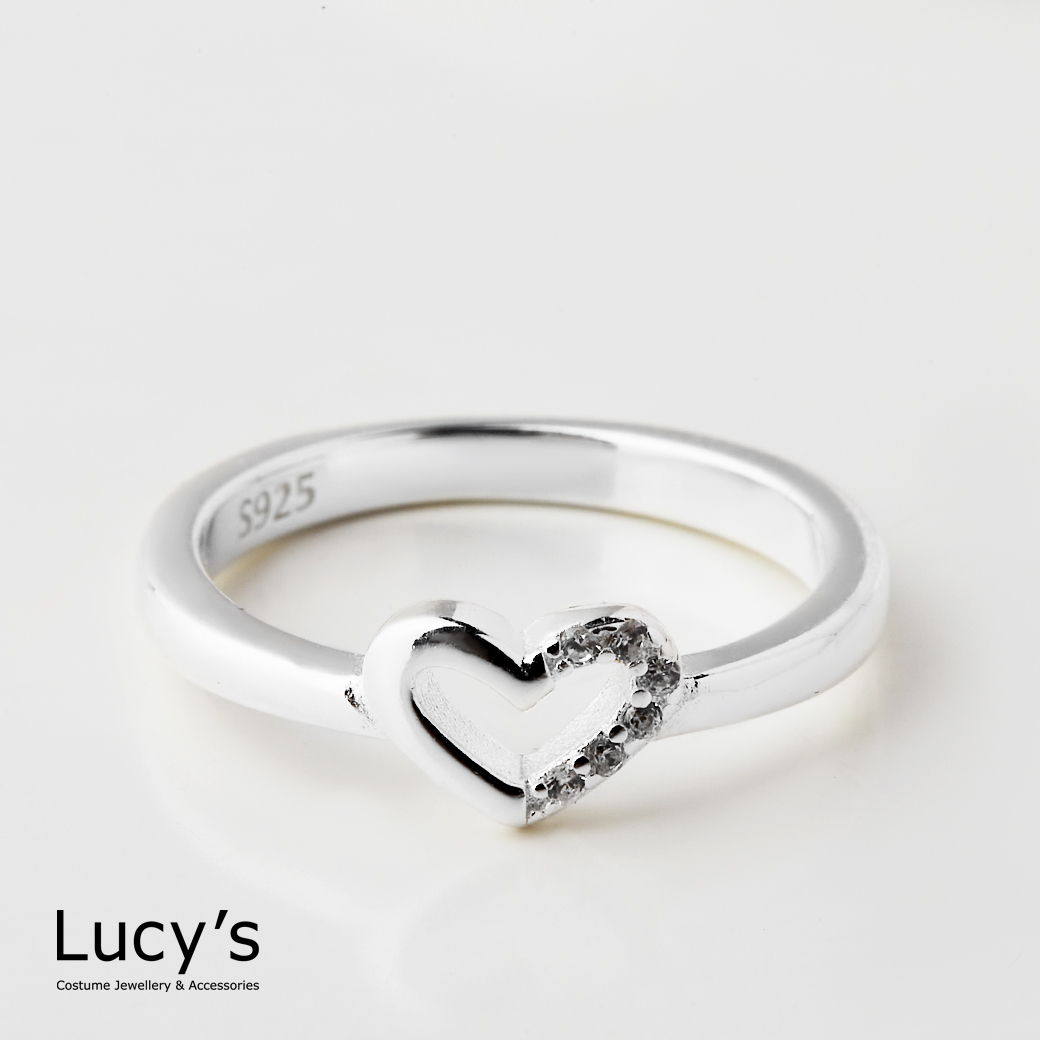 925純銀 心戀相映 戒指 (124909)