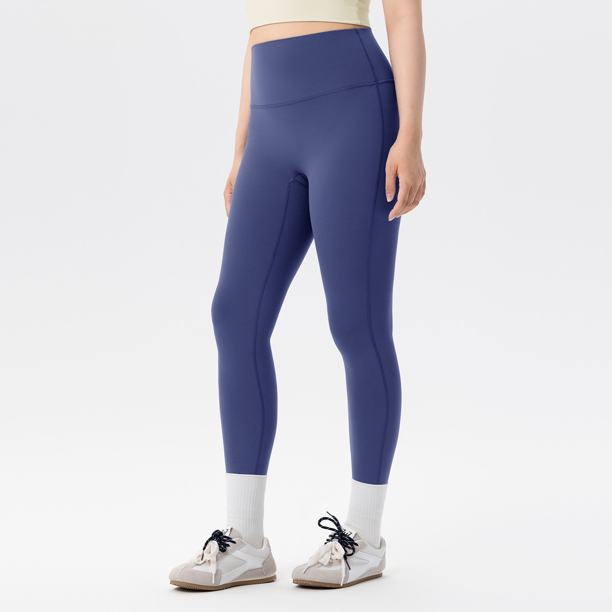 大碼高腰收腹無尷尬線抗菌九分瑜珈/運動/緊身機能褲