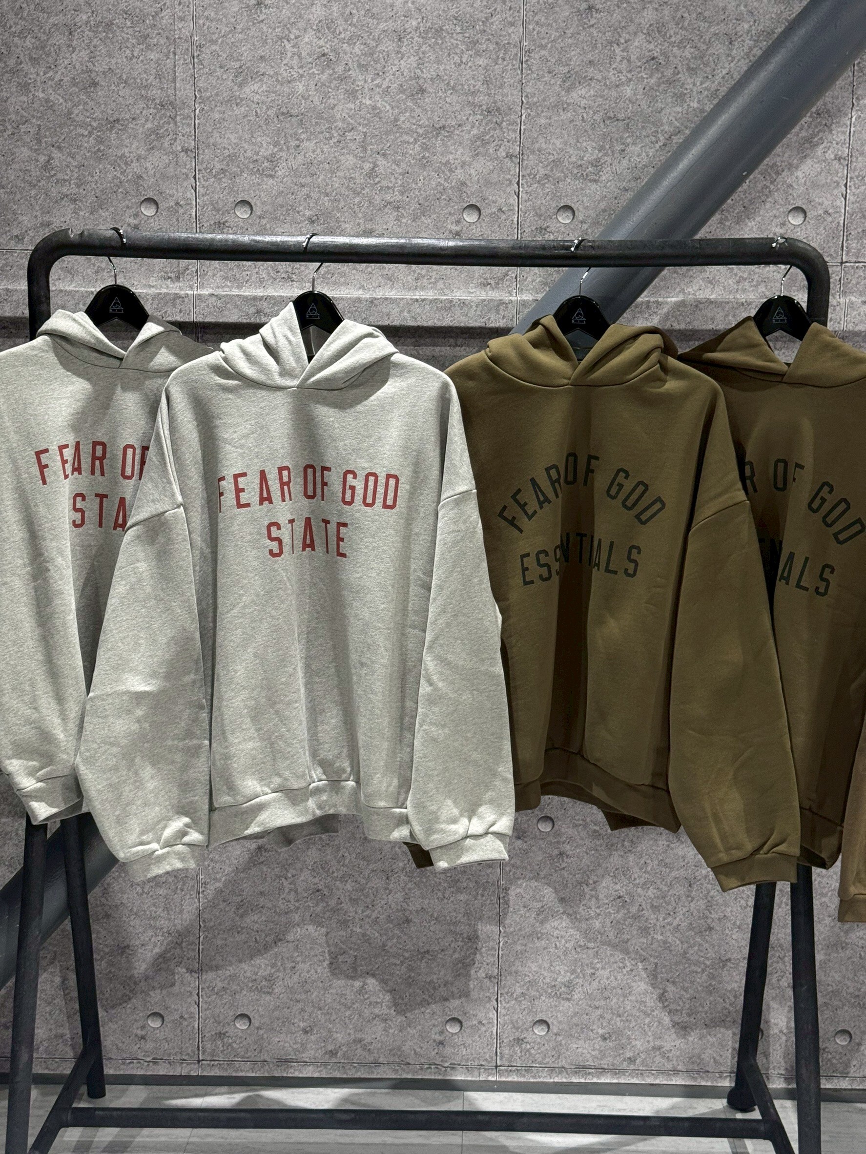 FOG Essentials FLEECE HOODIE 字體大Logo 帽T FEAR OF GOD STATE
