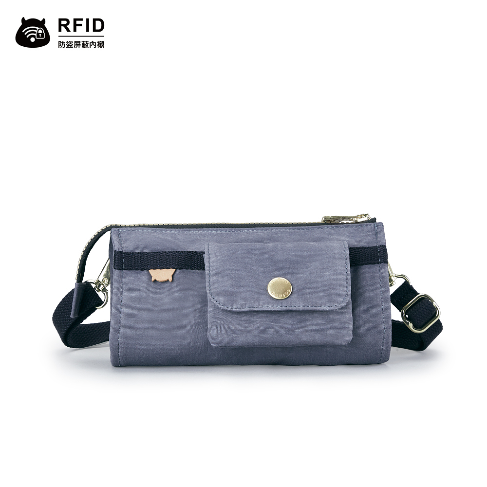 Soldier 長夾斜背包-靜謐灰