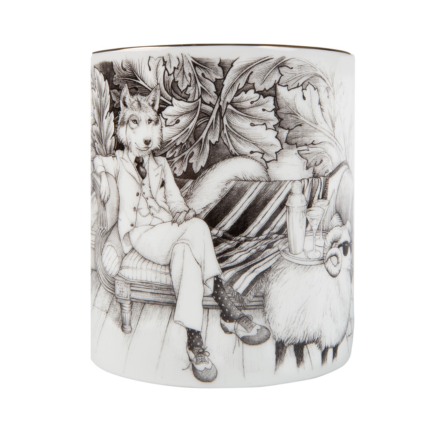 威廉紳士狼馬克杯