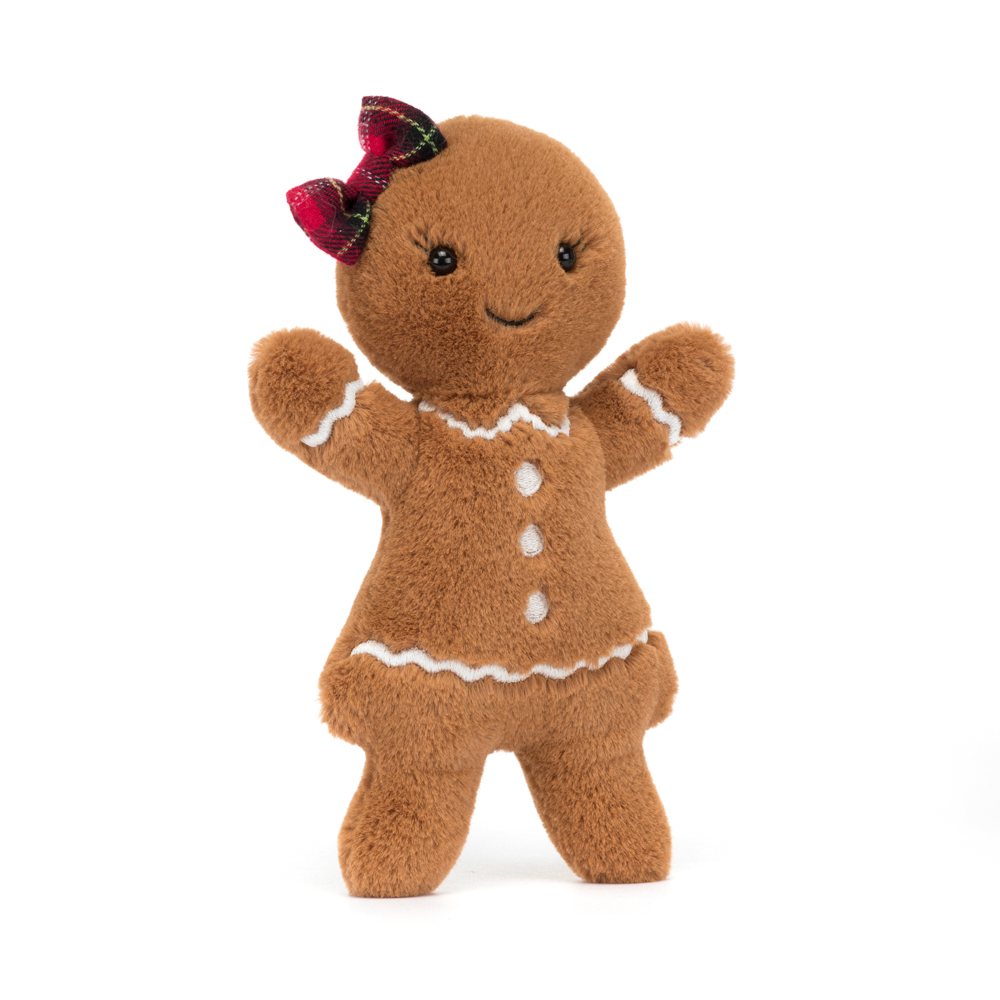 Jellycat Jolly Gingerbread Ruby 淑女薑餅人