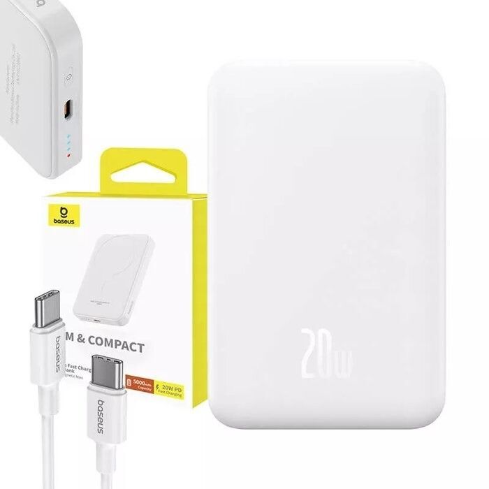 Baseus 倍思 Power Bank 5000mAh 20W快速磁吸無線充電器