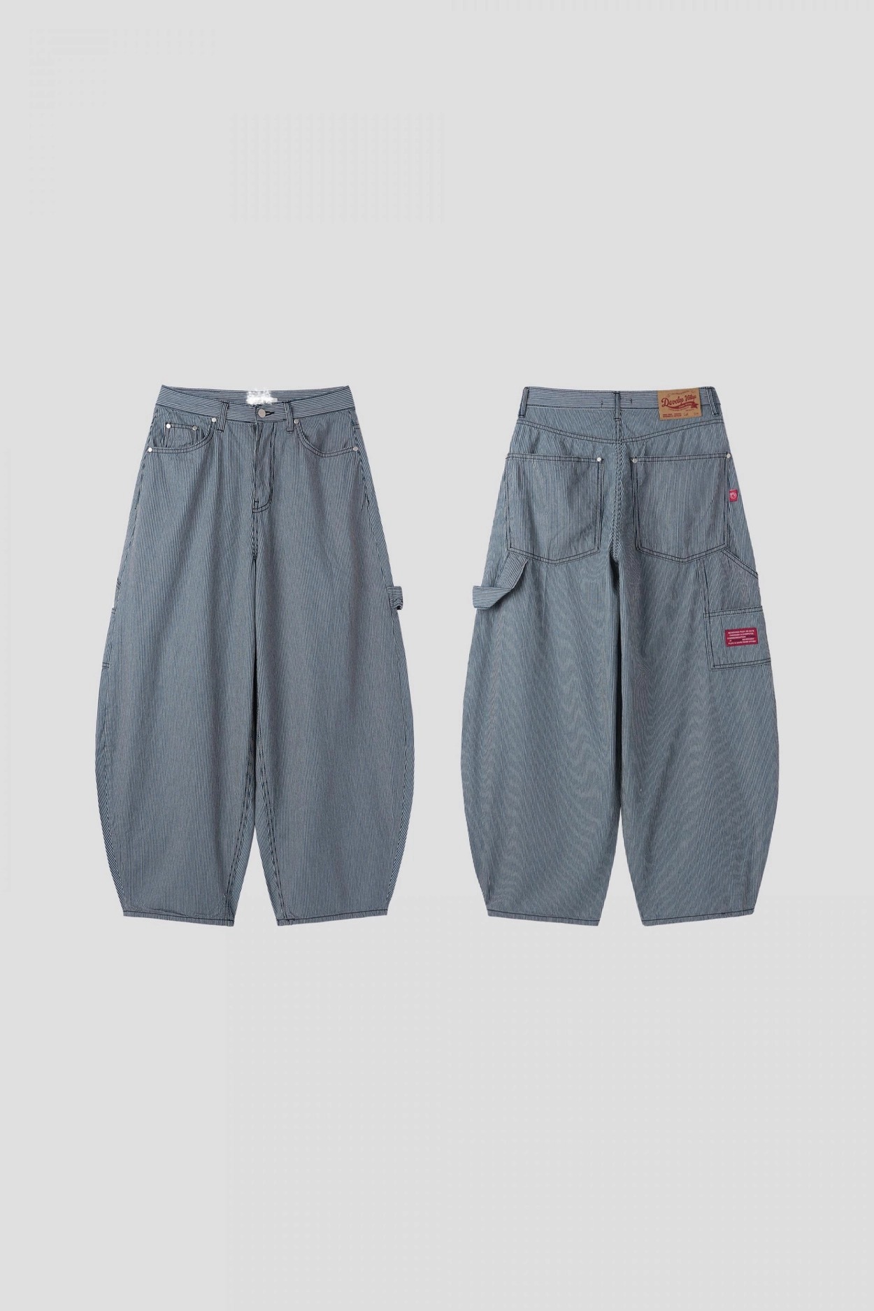 【網站限定優惠】明線幼間紋彎刀褲