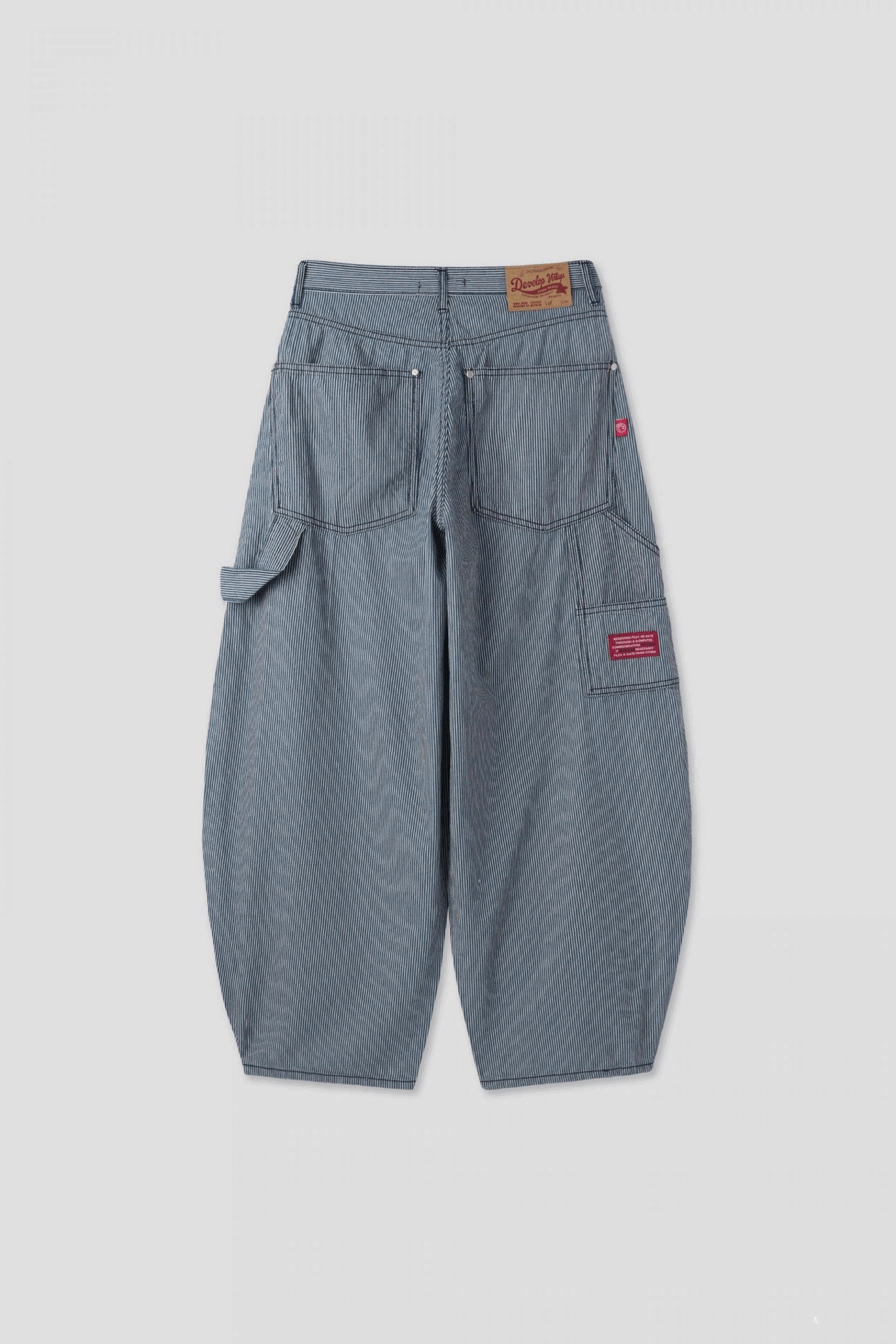 【網站限定優惠】明線幼間紋彎刀褲