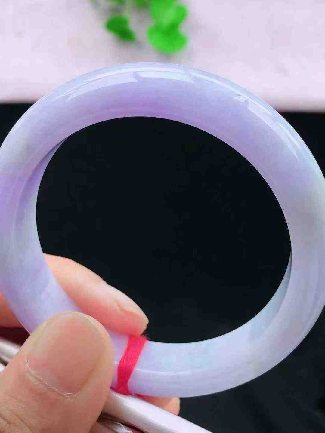 965855 52.8mm紫羅蘭正圈翡翠手鐲 (52-54)