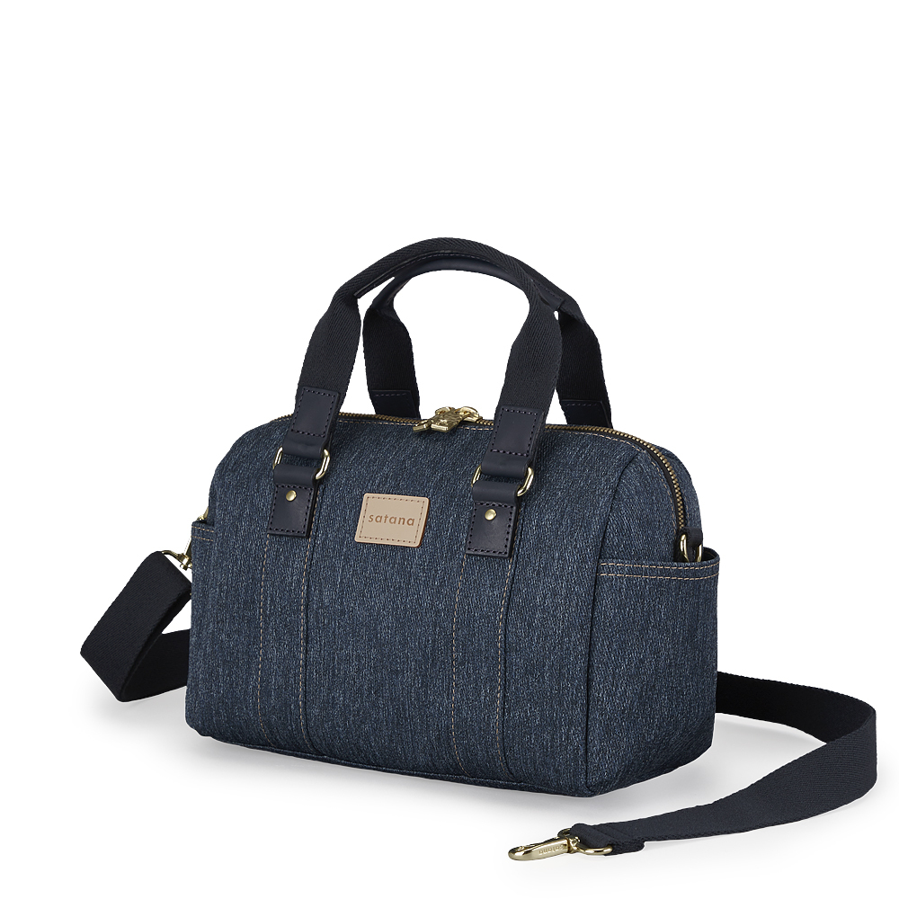 Denim 小波士頓包-深丹寧藍