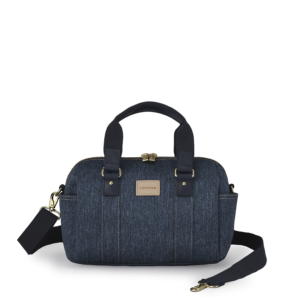 Denim 小波士頓包-深丹寧藍